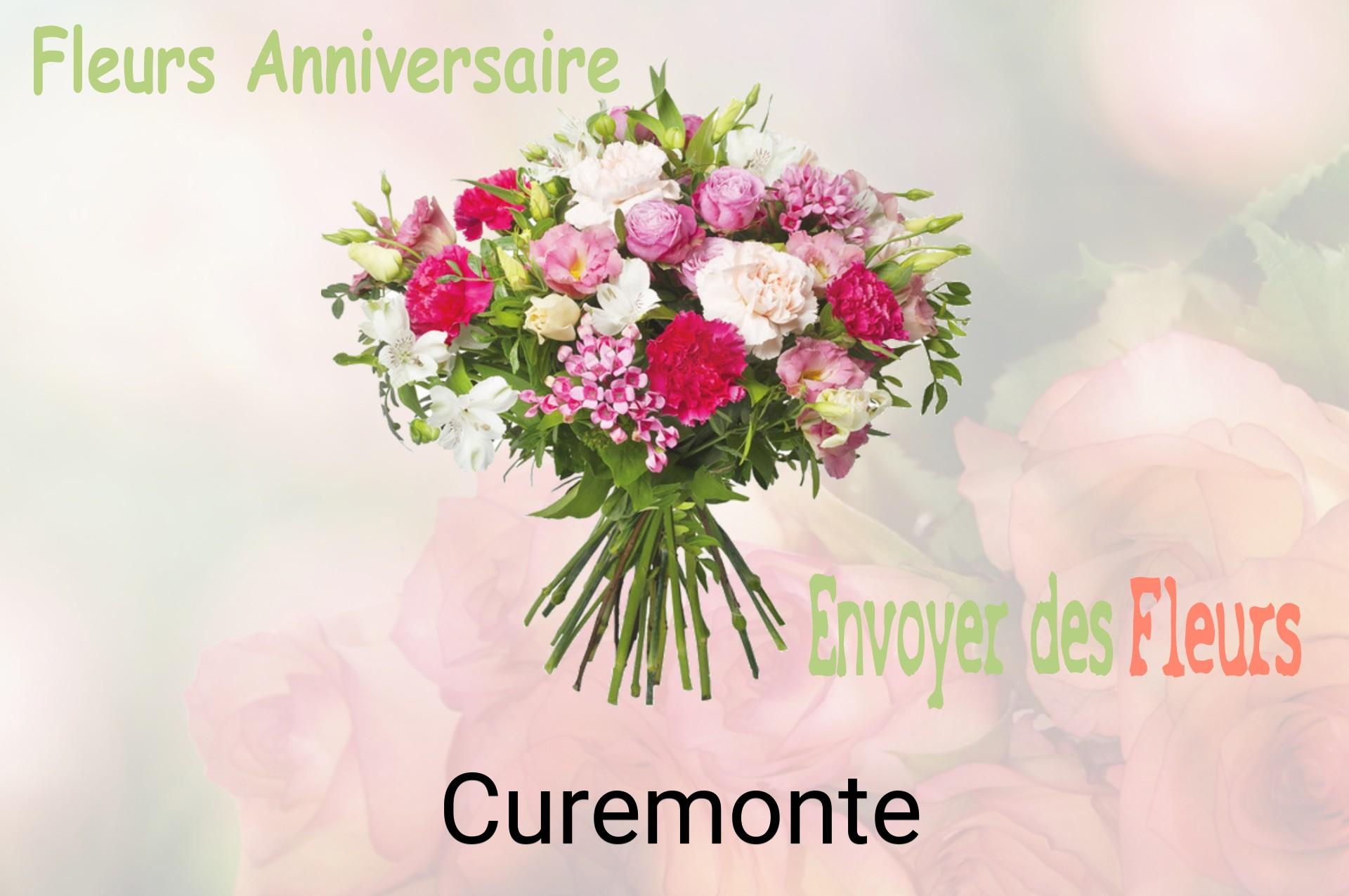 Bouquet de fleurs d’anniversaire livré à Curemonte