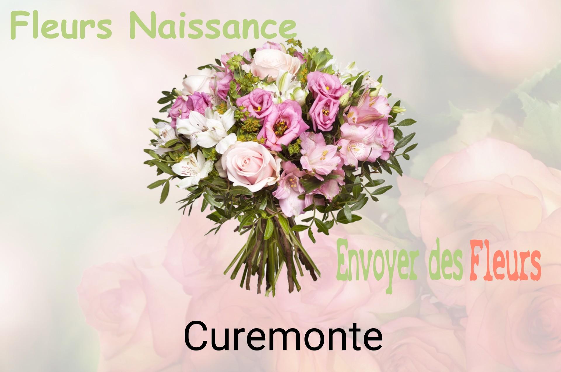 Bouquet de fleurs de naissance livré à Curemonte